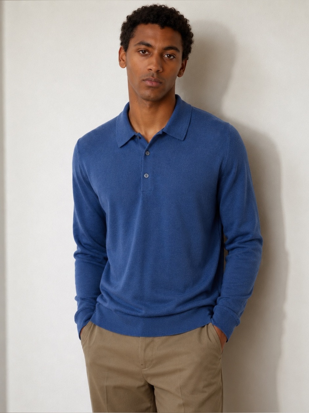John Smedley polo wool sweater